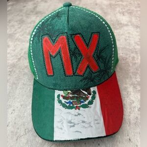 Mexican flag trucker hat green Mexican pride snapback ball cap